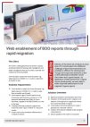 Web enablement of 800 reports through rapid migration